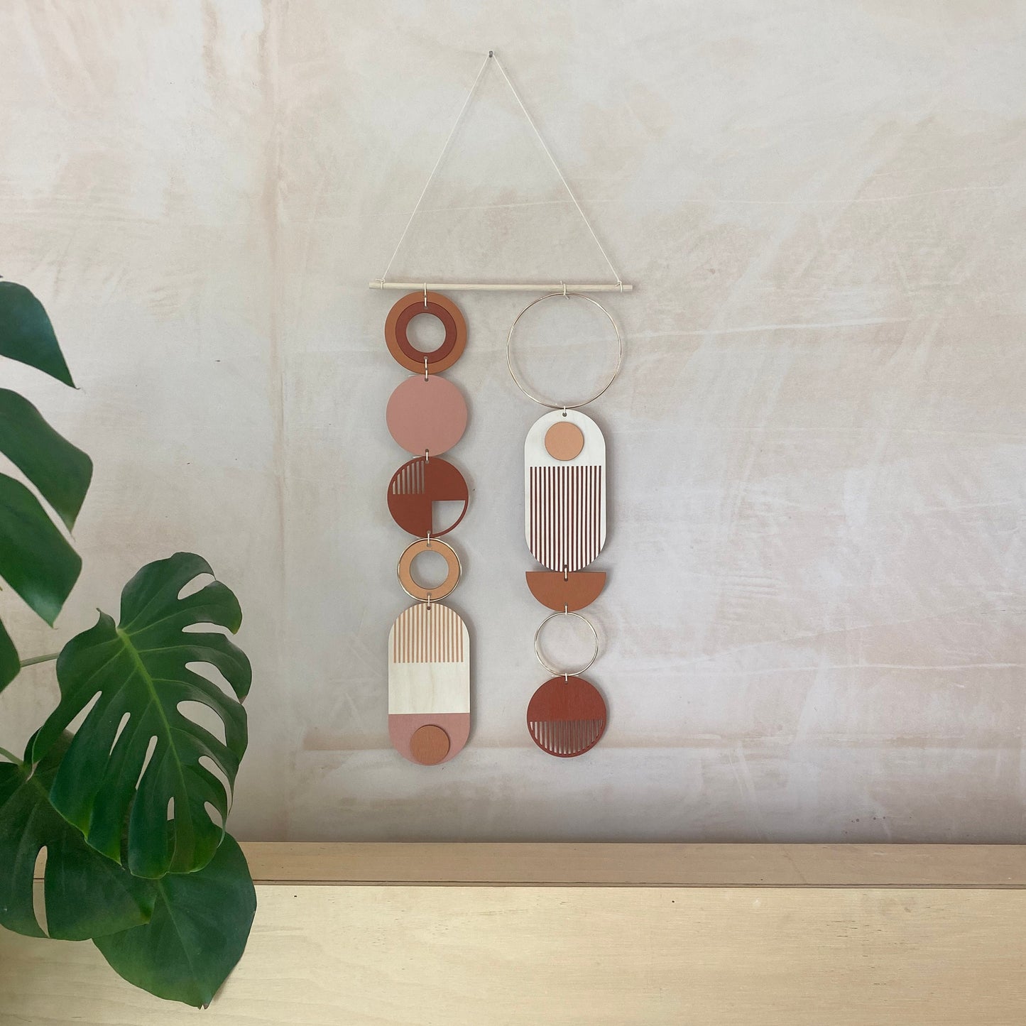 Modern Wall Art - Geometric Artwork - Minimalist Home Decor - Custom Wall Art - Unique Centre Piece Art - New Wall Tapestry - Warm Art