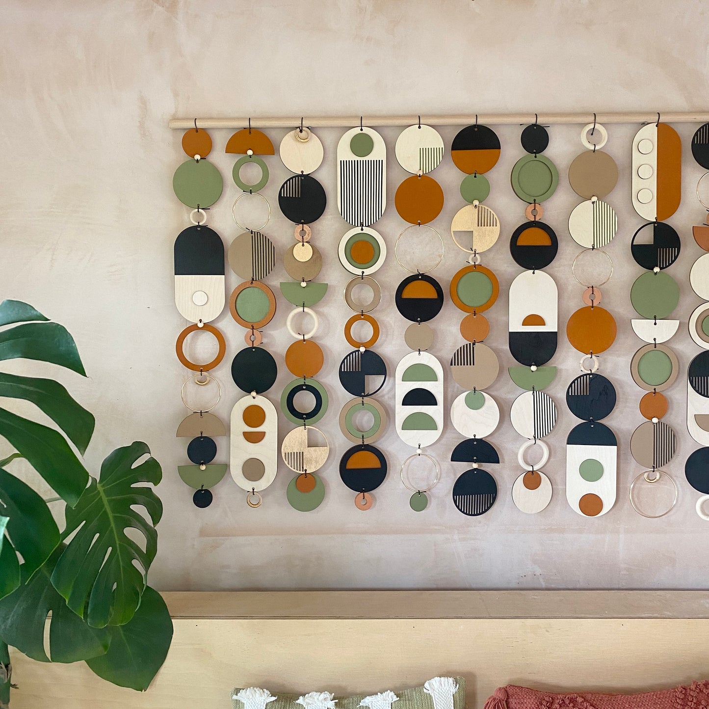 Giant Wall Art - Geometric Artwork - Minimal Home Decor - Huge Home Decor - Large Centre Piece Art - Wall Tapestry - Large Tapestry
