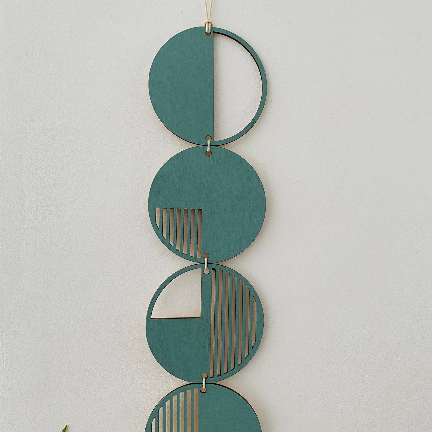 Eucalyptus Wall hanging - Geometric Art - Plywood Decor - Modern Wall Art - Mono Wall Hanging - Wall Art Decor - Sage Green Cut Out Art