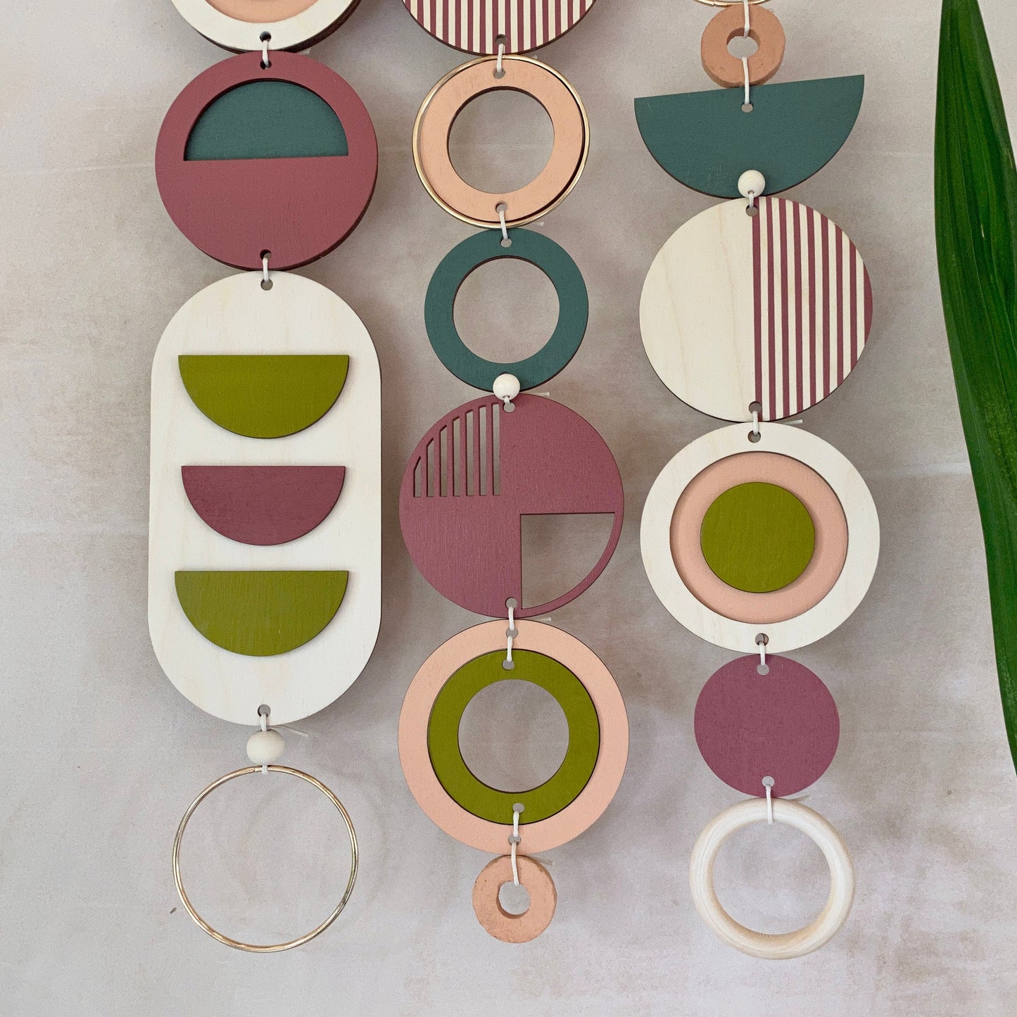 Large Modern Eclectic Wall Art Wooden Decor - Different Artwork - Minimalist Home Decor - Bright home Decor- Unique Centre Piece Art - large Wall Tapestry - Wood Art