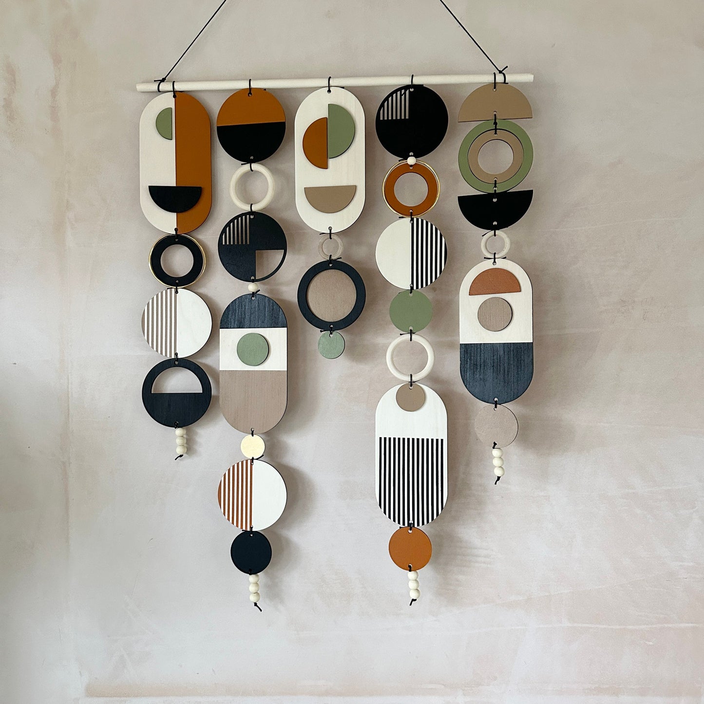 Original Wall Art - Geometric Artwork - Minimal Home Decor - Mid-Century Decor- Large Centre Piece Art - Big Wall Tapestry - Wall Sculpture