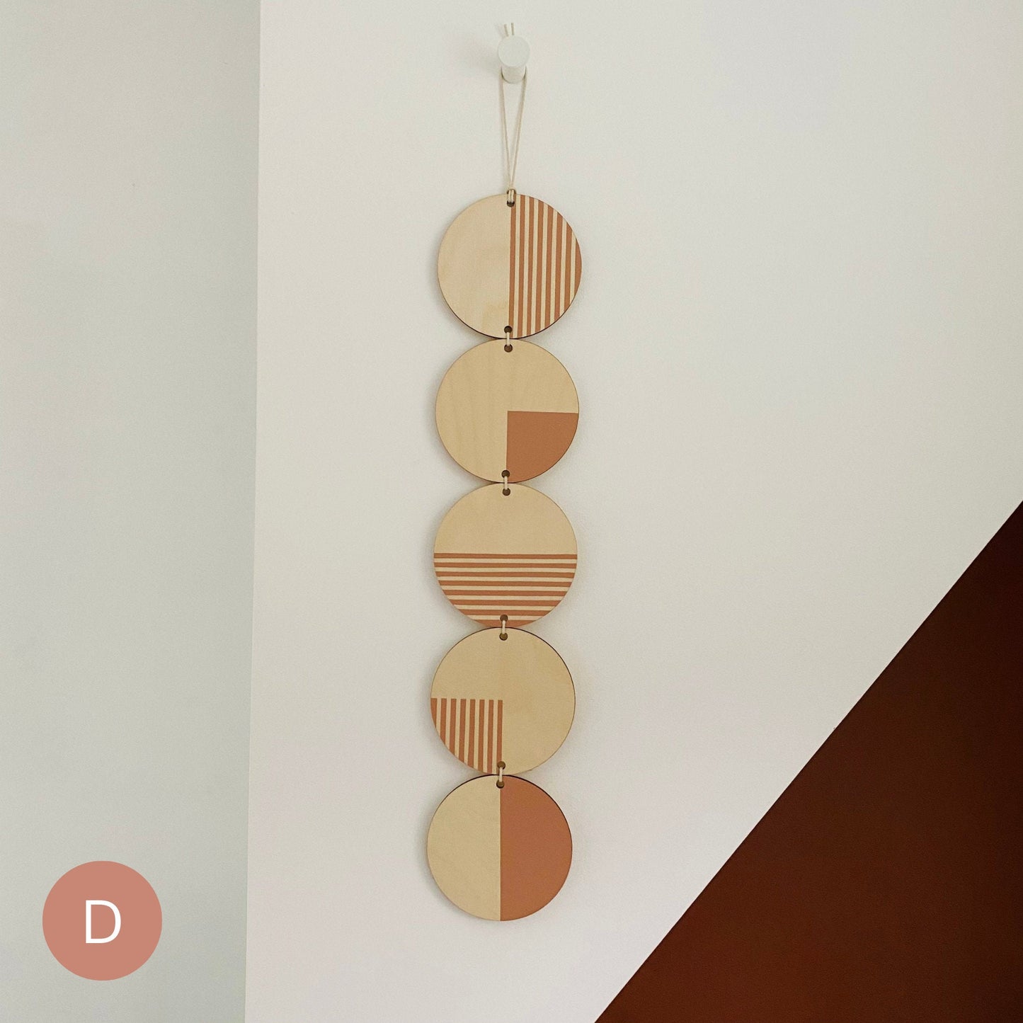 Colourful Monochrome Geometric Line Wall Art