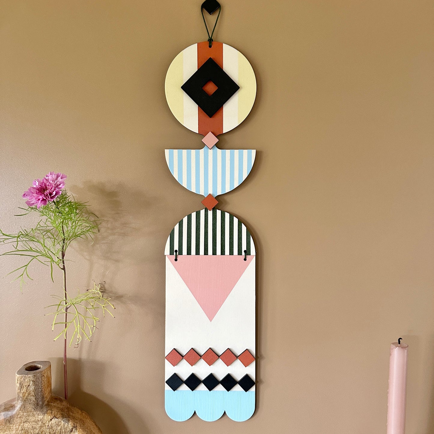 Abstract Wall Art - Unusual Decor - Geometric Wall Sculpture