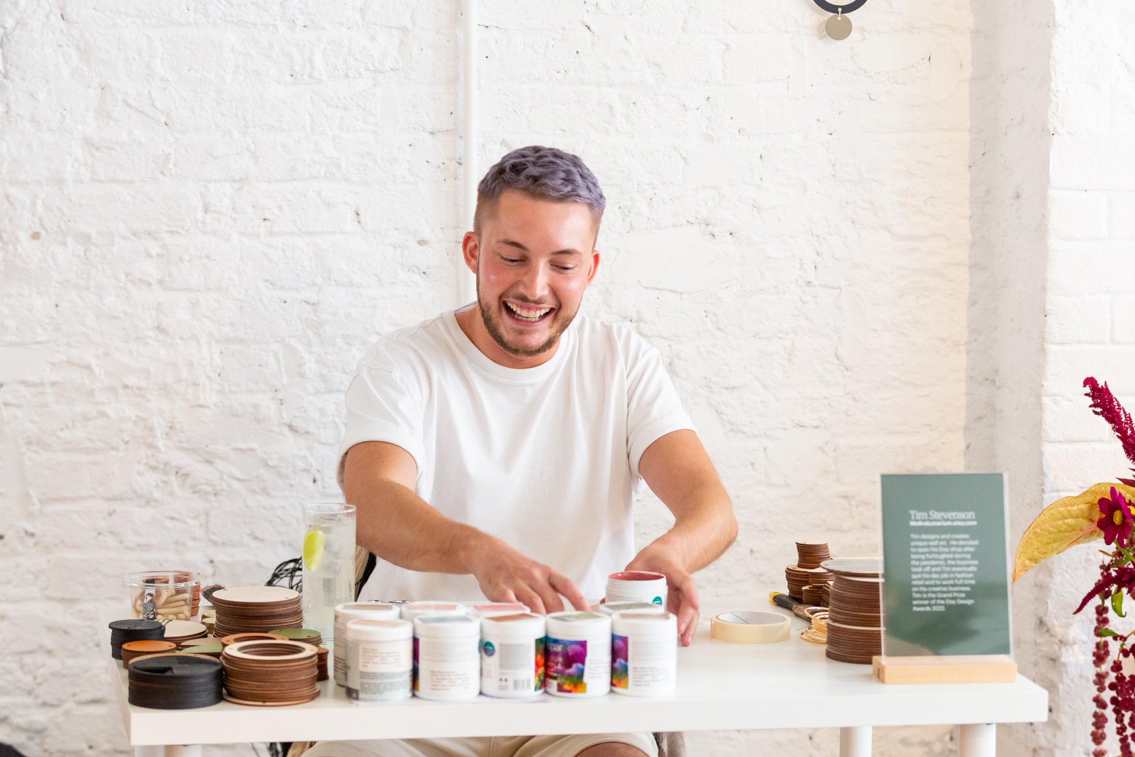 Tim_Stevenson at an event held by Etsy in London after the awards in 2022: Credit Greg Hammond. 