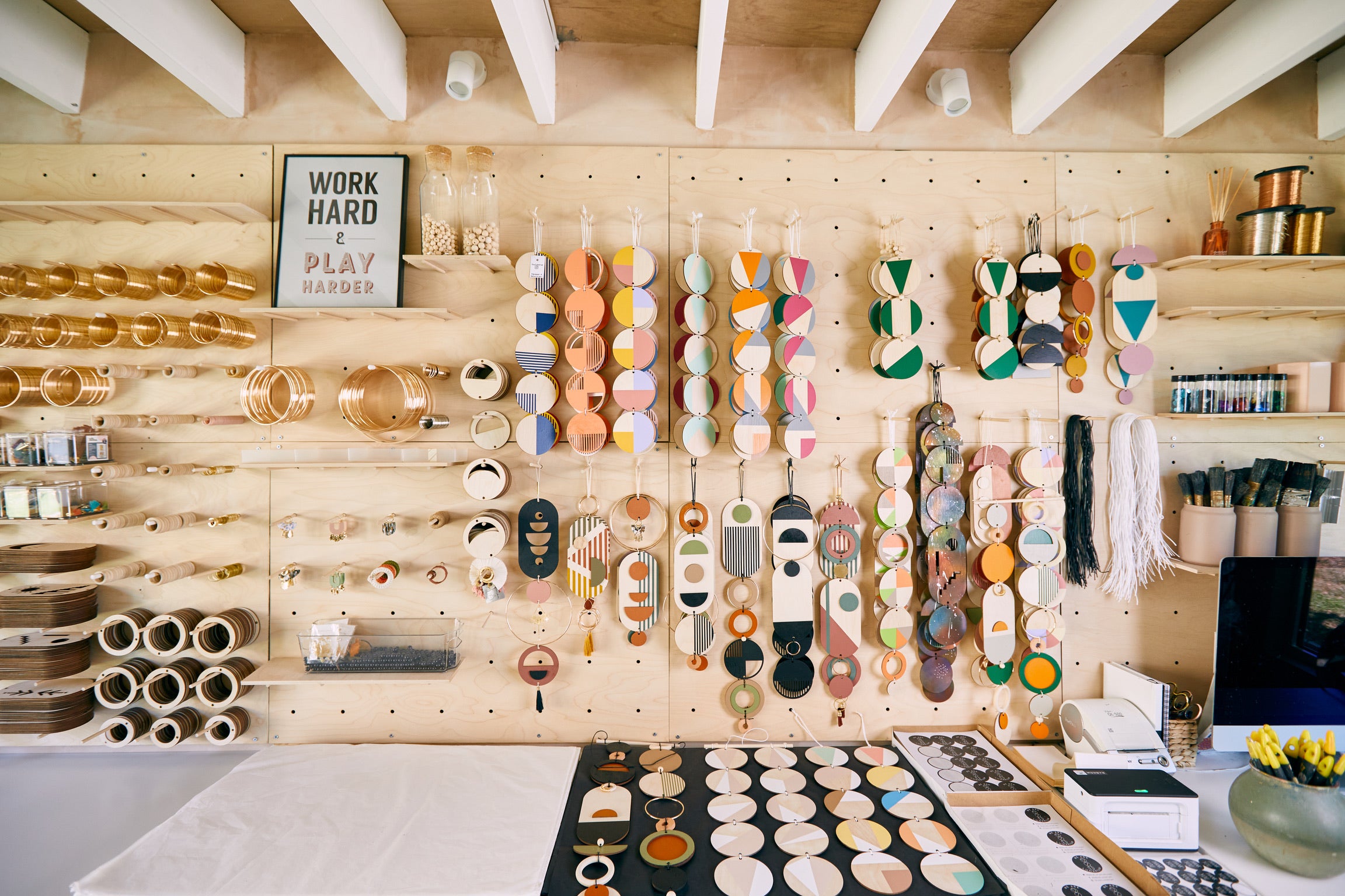 Photo of the WeAreLunarium studio that Tim Stevenson creates in. 