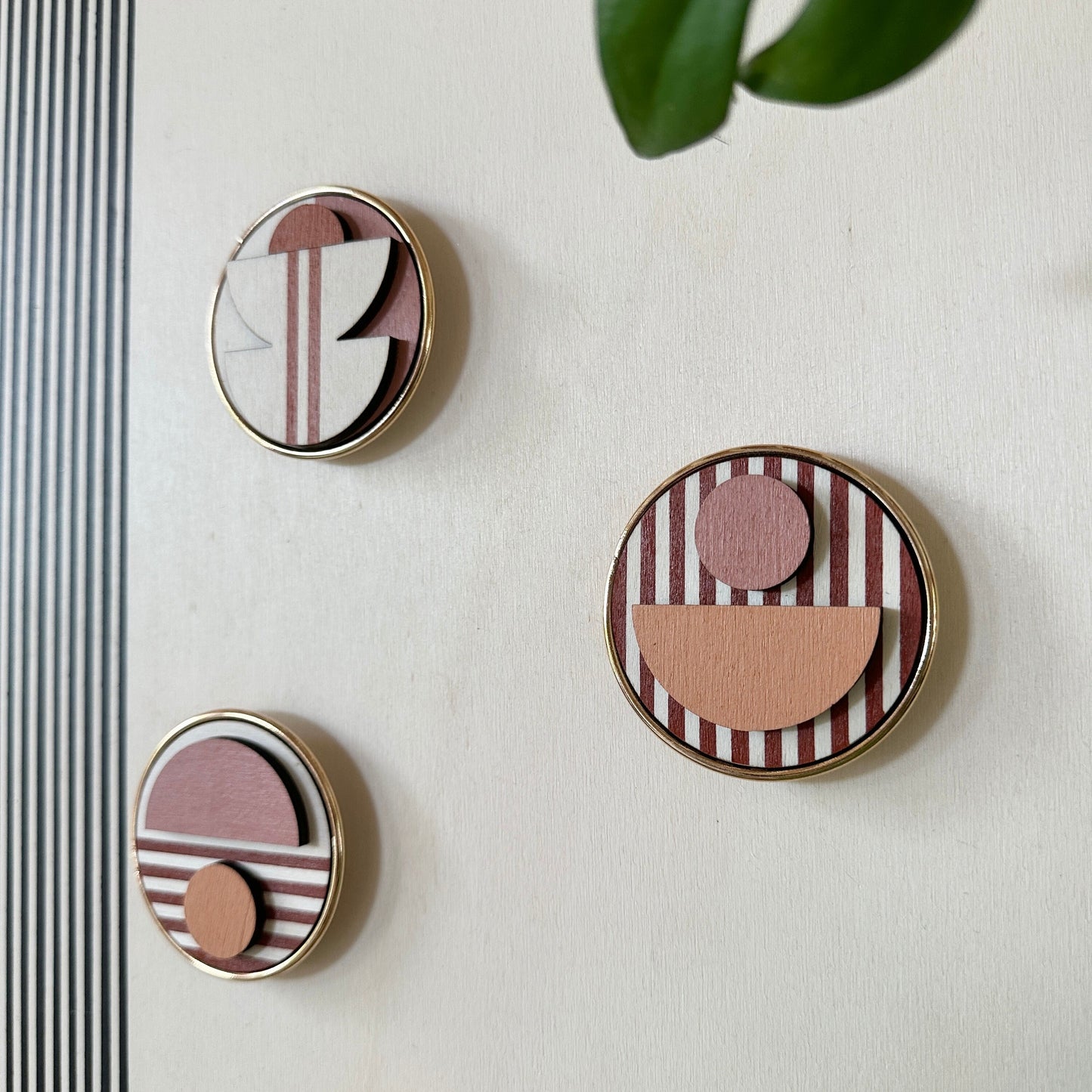 Modern Geometric Fridge Magnet - Colourful Magnets - Mid-century Modern Decor - Fridge Magnet Art - Modern Art Magnet - Set of 6 Magnets