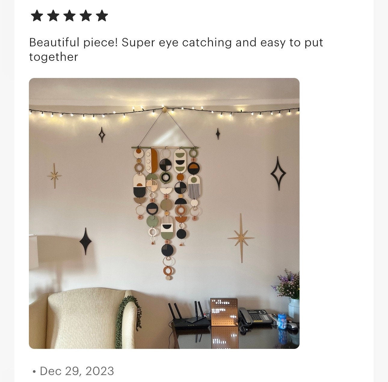 ETSY DESIGN AWARDS 2022 Winning Piece - Geometric Artwork - Minimal Home Decor - Contemporary Wall Art - Large Wall Hanging - Wall Tapestry