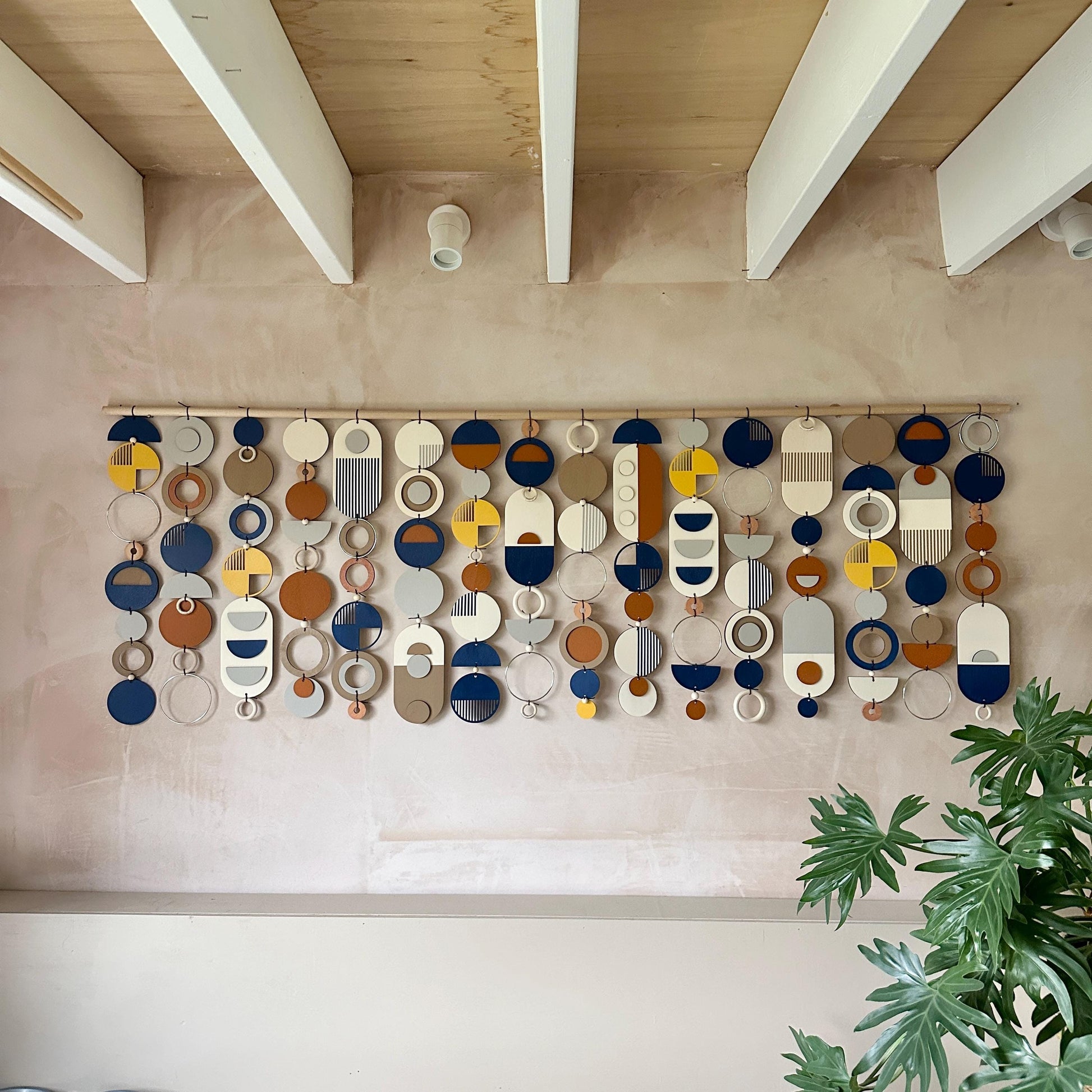 Large Abstract Wall Art - Oversized Wall Decor - Above Sofa Art - Navy Wall Decor - Navy Wall Art