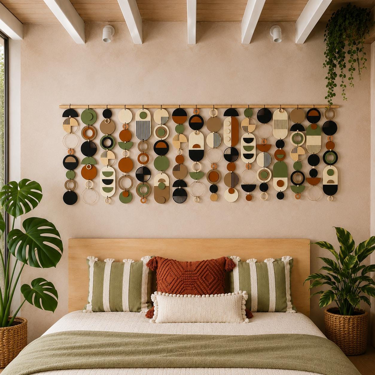 Giant Wall Art - Geometric Artwork - Minimal Home Decor - Huge Home Decor - Large Centre Piece Art - Wall Tapestry - Large Tapestry