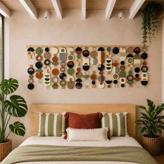 Giant Wall Art - Geometric Artwork - Minimal Home Decor - Huge Home Decor - Large Centre Piece Art - Wall Tapestry - Large Tapestry