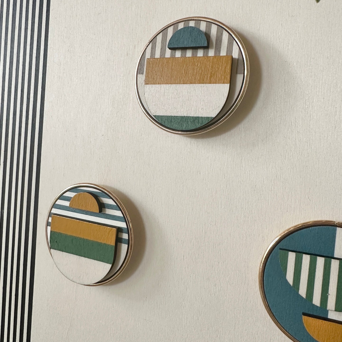 Modern Geometric Fridge Magnet - Colourful Magnets - Mid-century Modern Decor - Fridge Magnet Art - Modern Art Magnet - Set of 6 Magnets