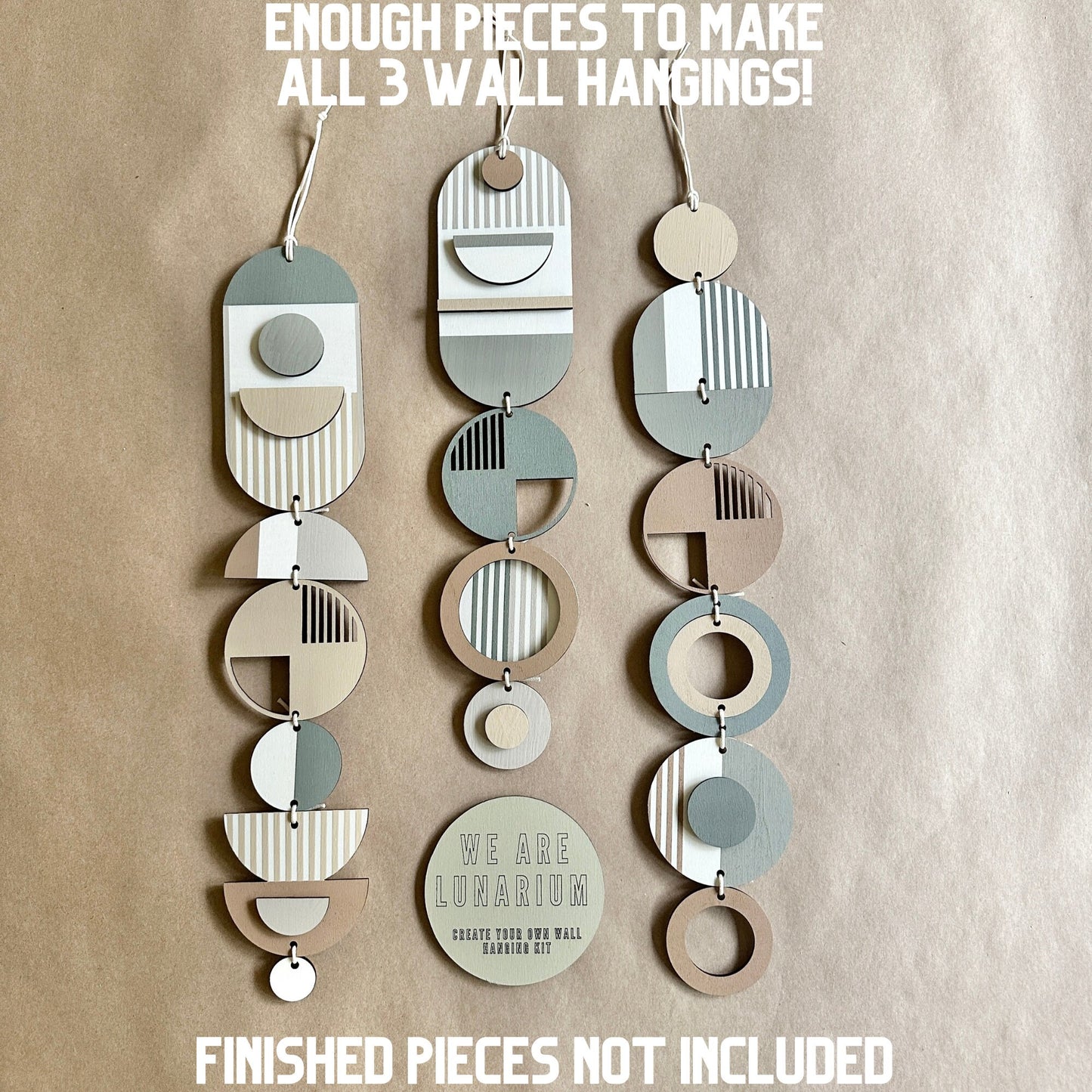 Natural Elegance DIY Wall Hanging Kit: Craft Your Own Unique Home Decor