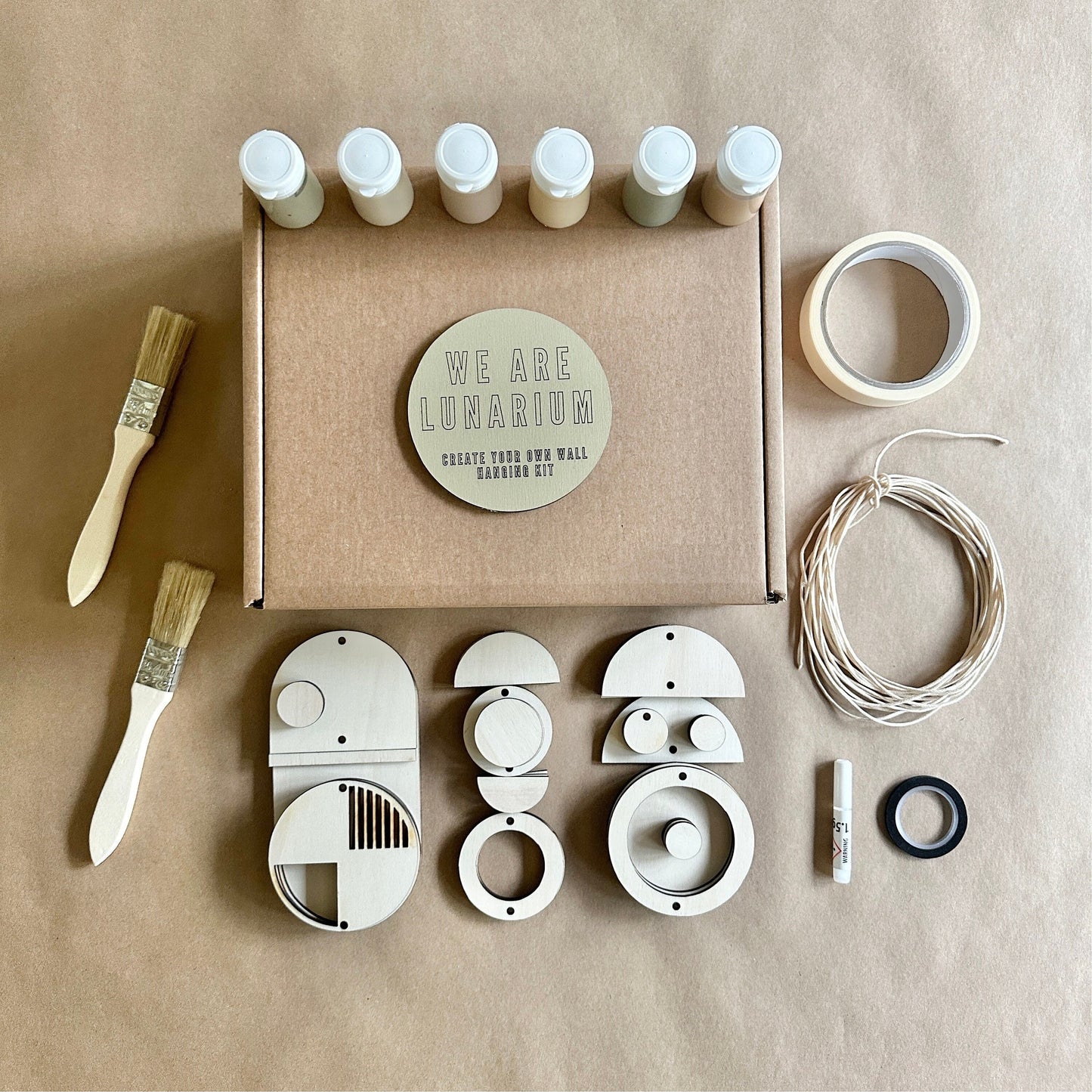 Natural Elegance DIY Wall Hanging Kit: Craft Your Own Unique Home Decor